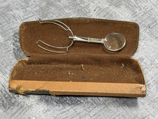 Vintage clip eyeglass - eyeglass, loupe