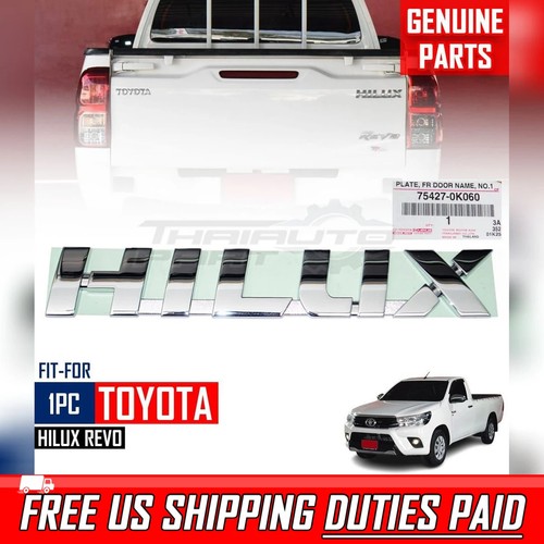 Hilux chrome emblem badge for - chrome,