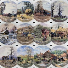 Full set of 12 Danbury Mint