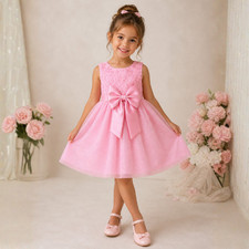 Rose Bow Flower Girl Party