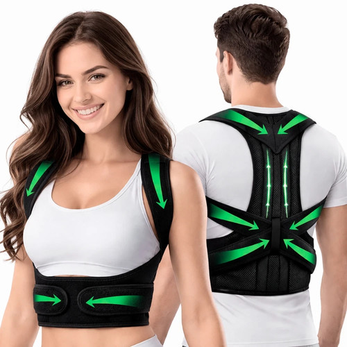 Back posture corrector belt - back,