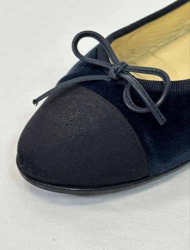 Chanel navy velvet - navy, ballet