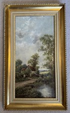 Vintage Oil Painting Gilded
