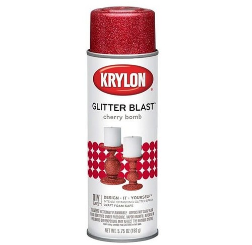 Krylon glitter blast cherry - glitter,