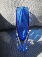 Murano Sommerso Faceted