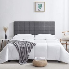 Square Tufted Fabric Headboard