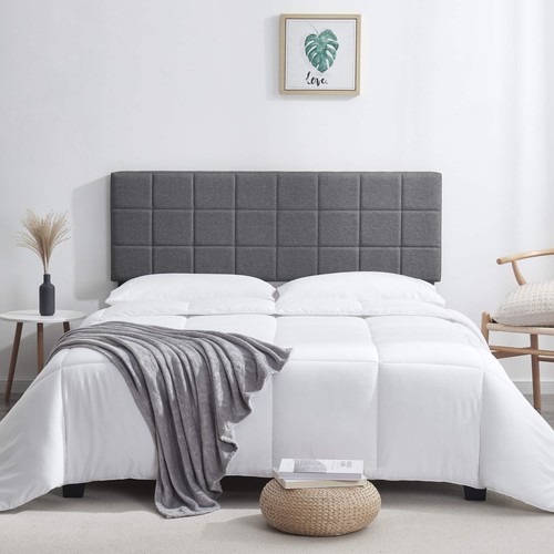 Square tufted fabric - tufted, headboard