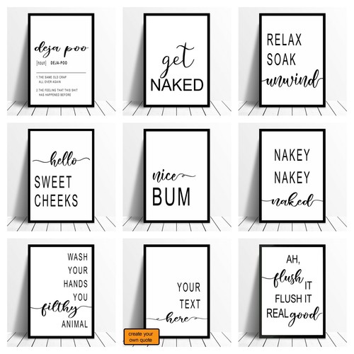 Bathroom prints minimalist - bathroom,