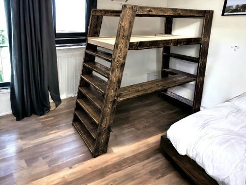 Bespoke bunk bed desk - bed, &