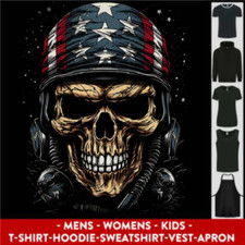 American Bandana Skull USA