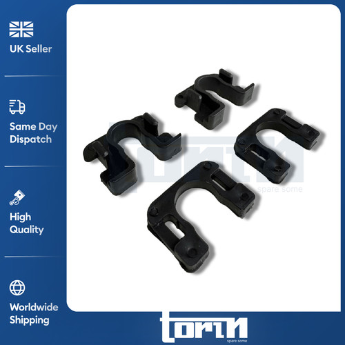 Clips rear parcel shelf - 2x,