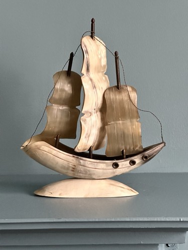 Vintage horn boat - vintage,