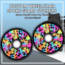 Wheelchair Spoke Guard Sticker