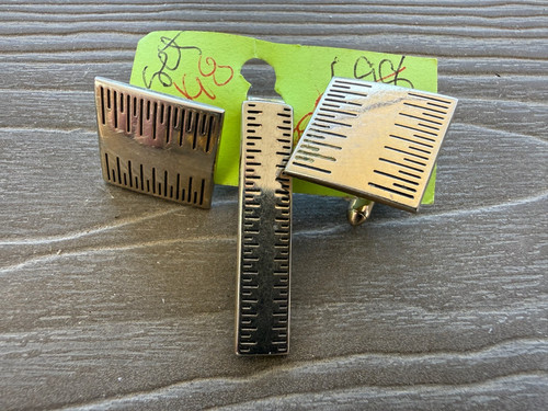 Vintage swank silver tone - swank,