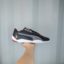 UK 10.5 - PUMA Ferrari R-Cat Machina Black 306865-01 Mens Trainers Shoes