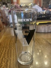 Becks Vier Lager One Pint Beer Glass