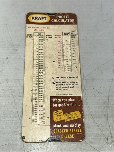 Vintage kraft cracker barrel - cracker,