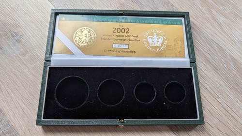 Royal mint 2002 gold proof - mint,