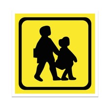Rigid Printed School Bus Sign
