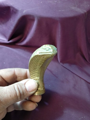 Brass walking stick - , vintage