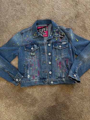 Vintage superdry denim jacket - vintage,