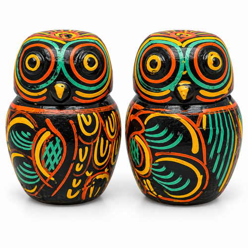 Vintage pair mexican folk art - vintage,