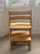 Stokke Tripp Trapp Light  Wood Wooden Adjustable High Chair