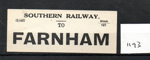 Southern railway luggage - southern,