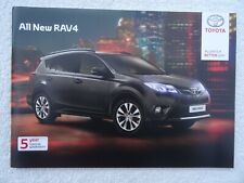 Toyota RAV4 Brochure 2013 - ACTIVE, ICON, INVINCIBLE. 2.0 / 2.2 Litre Petrol/Die