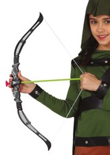 Fantasy Black Prop Plastic Bow