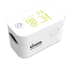 Kinetik Smart Finger Pulse Oximeter (SpO2) – JPD500G, White - OPEN BOX