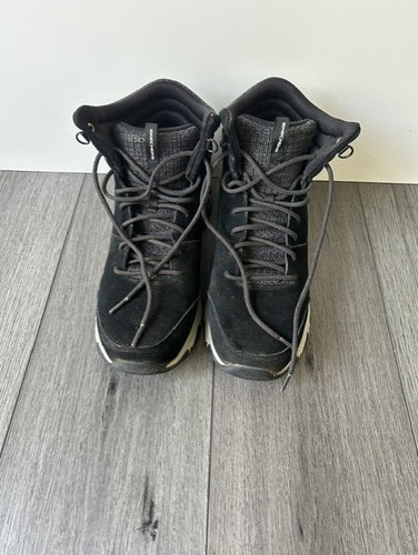 Skechers black walking boots - black,