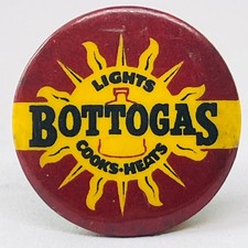 Vintage Bottogas Gas Bottle Stove Camping Caravan Outdoor Pin Badge Promotion
