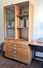 Mid-Century School Cabinet