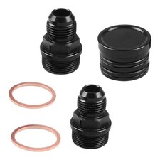 M28 To 10AN Breather Fitting w/ Block Plug Kit Fit For Honda B16 B18C Catch Can