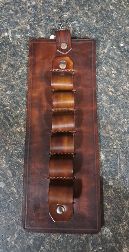 Handmade leather shotgun - leather,
