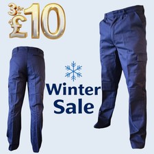 x3 Pairs Navy Blue Cargo Style