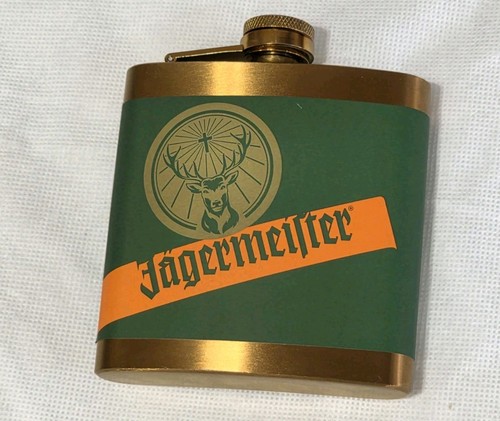 Brass flask used - 5, oz