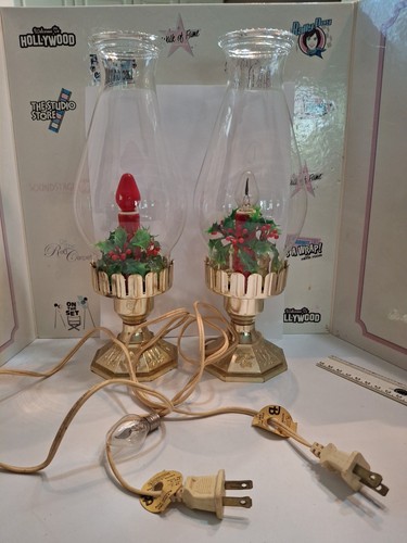 Pair vtg beacon electric - pair, xmas