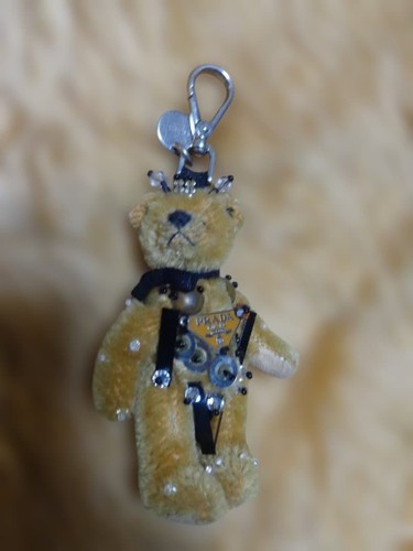 Auth prada teddy bear keychain - teddy,
