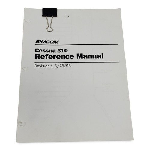 Simcom cessna 310 reference - simcom,