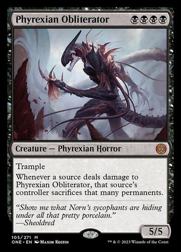 Phyrexian obliterator - phyrexian, ~