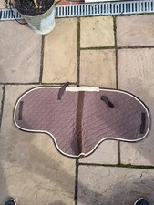 horse numnah Brown Saddle Shaped  