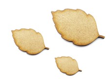 WOODEN MDF TREE LEAF SHAPE