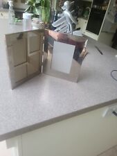 JASPER CONRAN CHROME PHOTO FRAME FOR 5 PICTURES 10" X 8.5" EACH SIDE. 