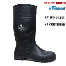 Mens safety wellingtons new - mens,