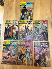 Classics Illustrated set of 7 comics, 1950's [HM]