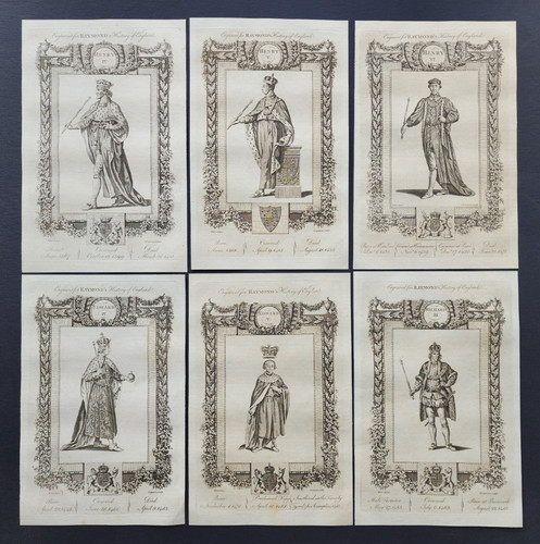 Antique 1784 print set - antique,