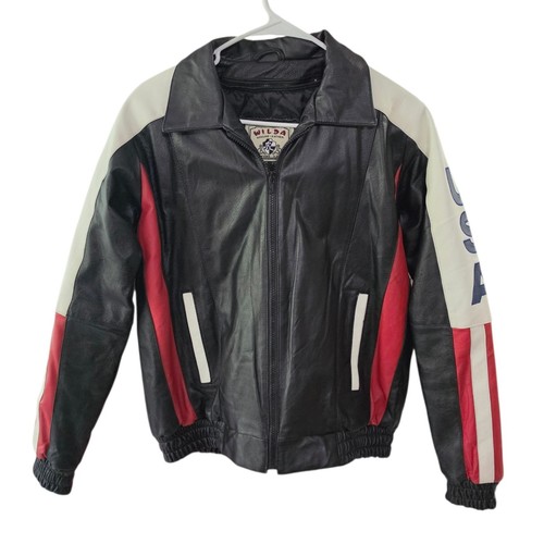 Wilda genuine leather usa - genuine, flag