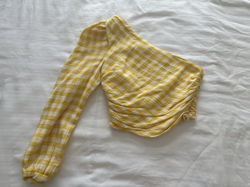 Yellow and white gingham one - yellow,